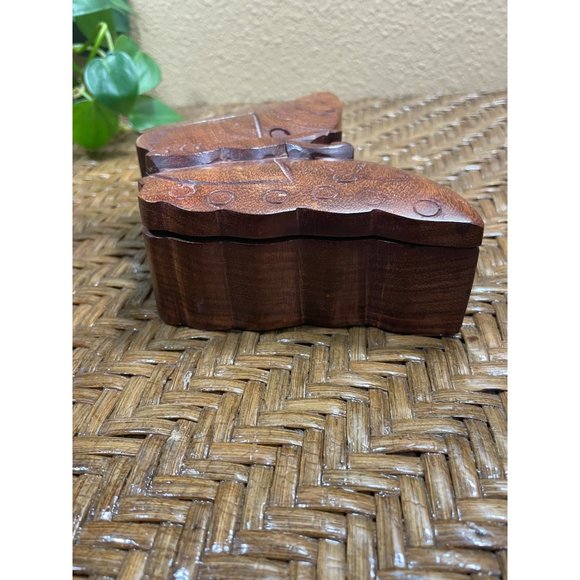 Butterfly Puzzle Box A Unique Twist To A Puzzle This 4 Piece - Picture 2 of 13